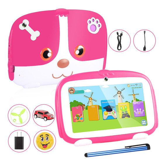 7'' Tablet Para Niños Android 2gb 32gb Tableta Con Funda