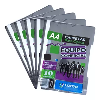 Carpeta Base Opaca Frente Cristal A4 Paq X50und  Luma