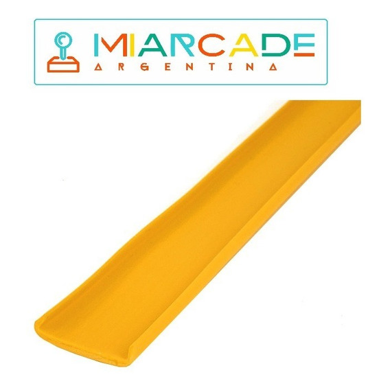 Tapacanto Arcade U-molding Amarillo Miarcade Argentina 3 Met