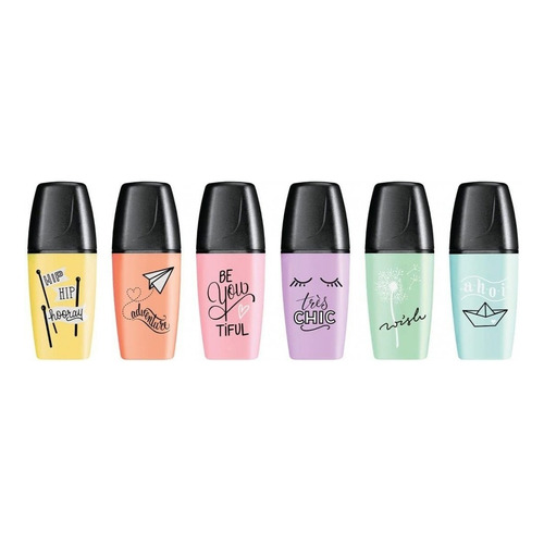 Marcatextos Stabilo Boss Mini Pastel Love Con 6 Piezas