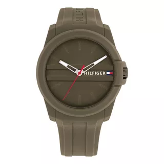 Reloj Tommy Hilfiger Austin 1710599 Color De La Malla Verde Color Del Bisel Verde Color Del Fondo Verde