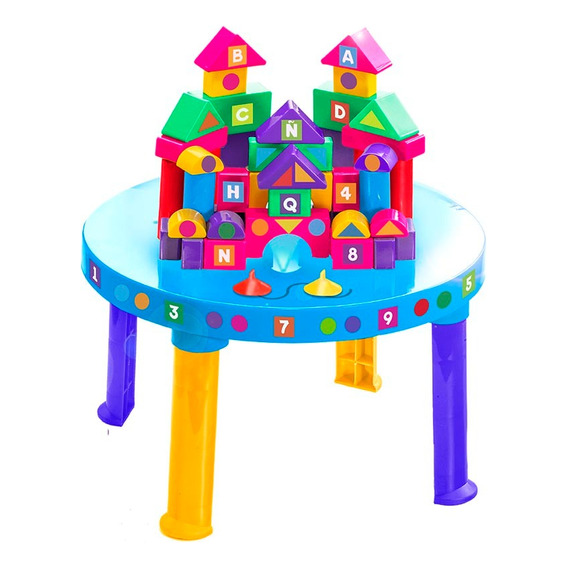 Mesa Didáctica Infantil  Multiblokas Bebe Geometricos Jng