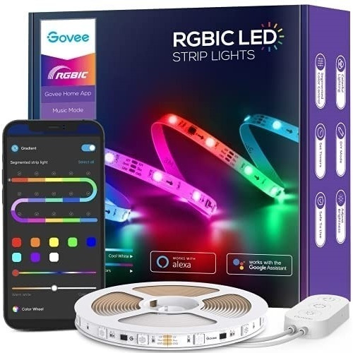 Tira De Luces Led Govee Rgbic Alexa, Control De Color Wifi