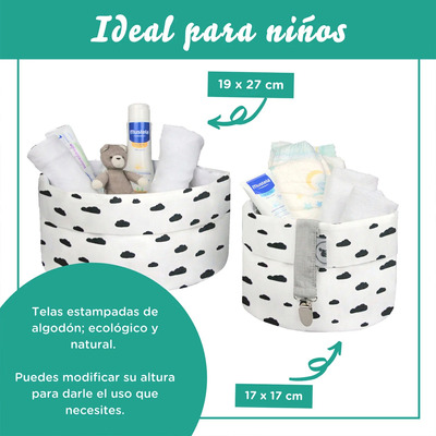 Nap, Set De Cestas Organizadoras Para Artículos De Bebé