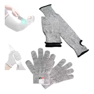 2anti Corte Guantes De Cocina Manga Resistentes , Protección