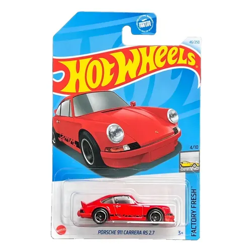 Hot Wheels Miniatura Carrinho Porsche 911 Carrera Rs 2.7 Cor