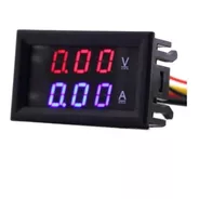 Voltimetro Amperimetro Digital Dc0-100v 10a Rojo-azul