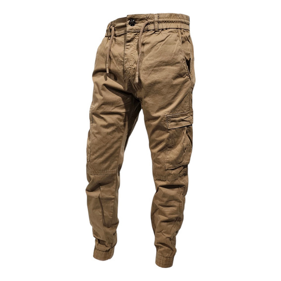 Pantalon Jogger Cargo Hombre Gabardina Premium Oldtown Polo