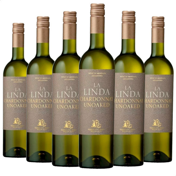 Vino Finca La Linda Chardonnay Blanco 750ml Luigi Pack X6