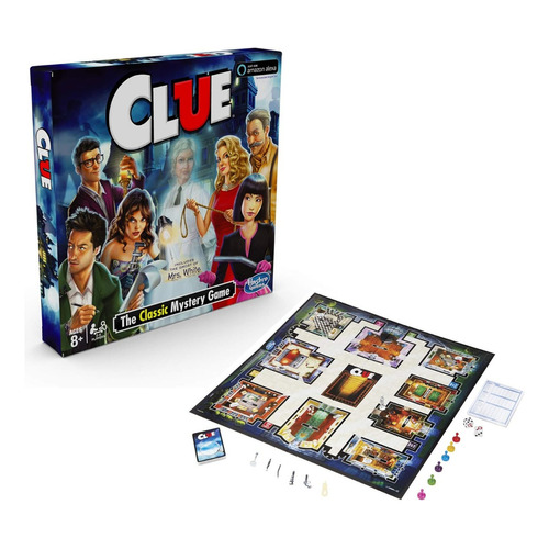 Juego Mesa Clue Hasbro Ghost Of Mrs. White Compatible Alexa