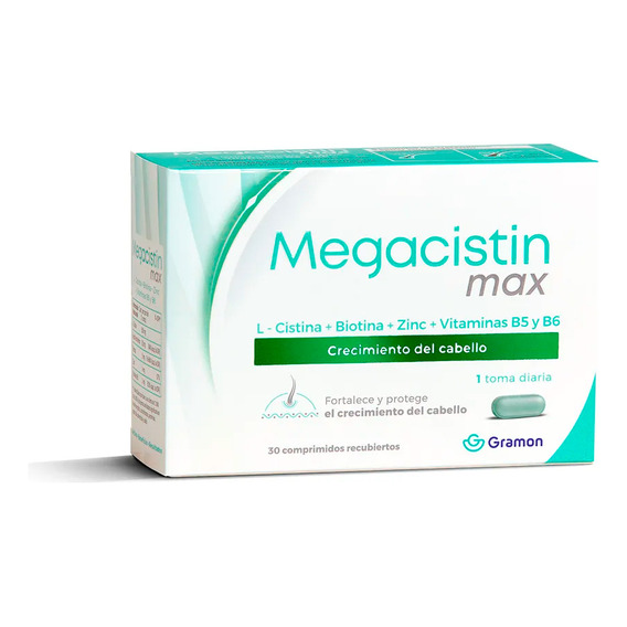 Megacistin Max Anticaida Fortalecedor Cabello X30 Comp