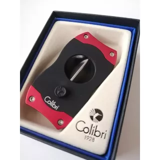 Cortador De Puros Colibri V-cut Forma De V Ojo De Gato Rojo