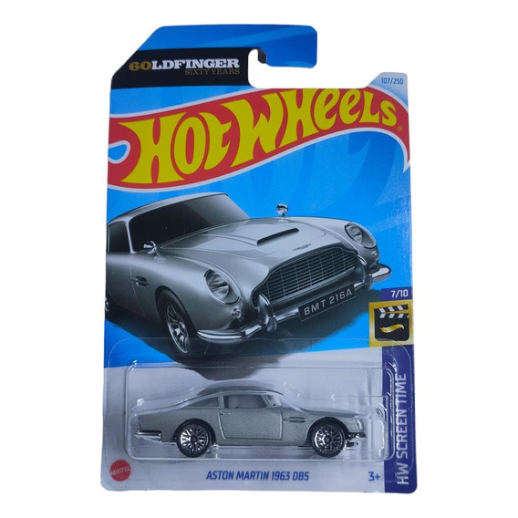 Hot Wheels James Bond Goldfinger 007 Aston Martin 1963 Db5 2