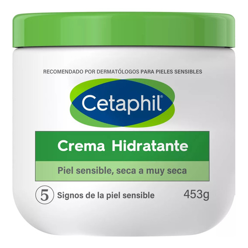  Crema para cuerpo Cetaphil Corporal Crema Hidratante en pote 453g neutro