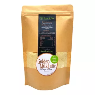 Golden Milk Latte 1 Kg Con Leche De Almendras Vegana    