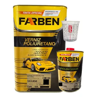 Kit Farben Barniz 850 5lt Con 3 Catalizadores Rápidos