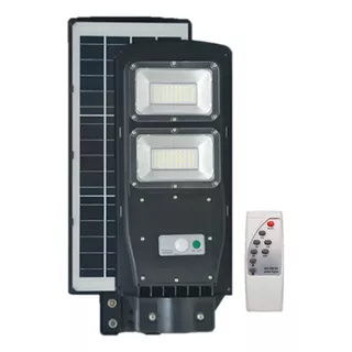 Lámpara Alumbrado Público 90w Con Panel Solar Integrado 