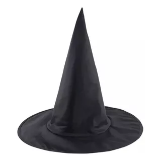 Disfraz De Fiesta De Halloween Con Sombrero De Bruja, Color Color Negro