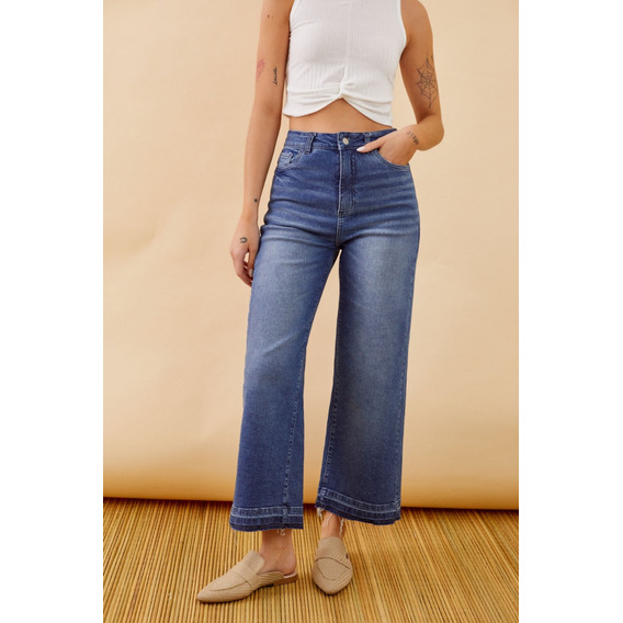 Jean Estilo Culotte Azul Rimmel