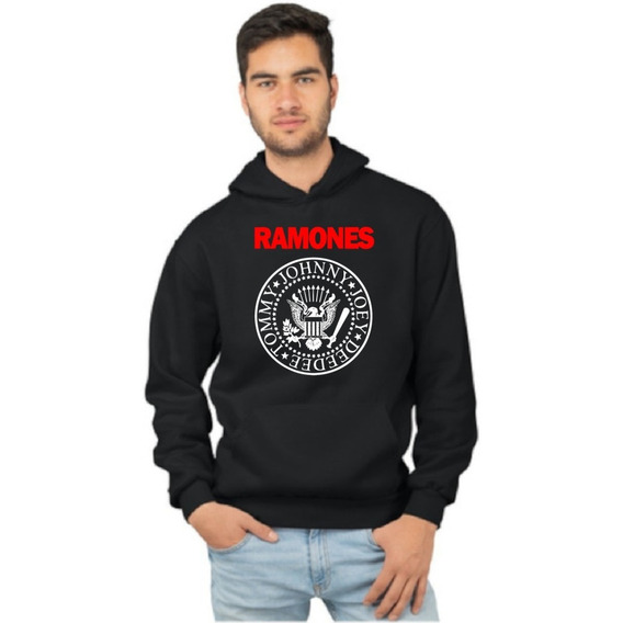 Polerón Estampado De Ramones Logo, Rock, Music Romanosmodas