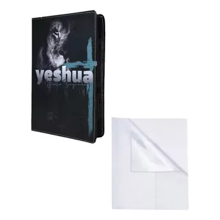 Bíblia Letra Gigante Capa Protetor Com Índice Leão Yeshua