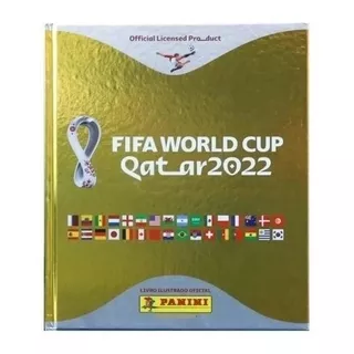 Álbum Dourado Copa 2022 Completo Com 670 Figurinhas P/ Colar