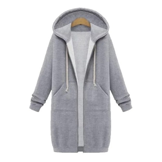 Campera Hoodies Mujer Camperon Capucha Larga Envio Gratis