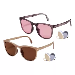 2 Pcs Gafas De Sol Polarizadas Con Plegable Antideslizante