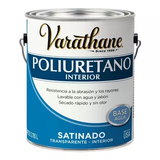 Varathane  Laca Transparente Satinado Para Madera 3.78 L