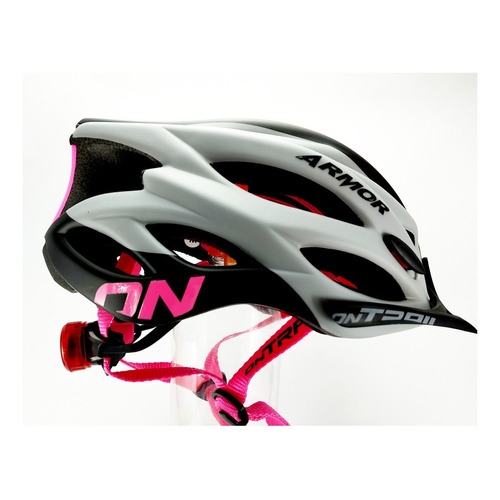 Casco de ciclismo On Trail Armor rosado L