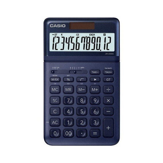 Calculadora Casio Jw-200sc Pantalla Regulable/12díg/metálica