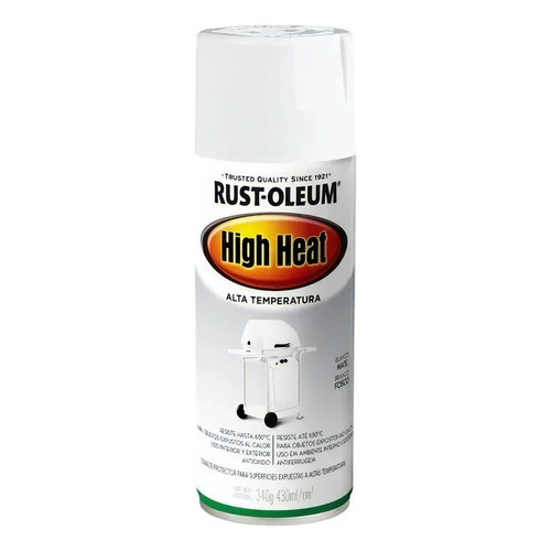 Aerosol Alta Temperatura Rust Oleum Colores X 340 Color Blanco