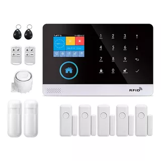 Alarma Wifi Gsm Touch Seguridad Casa Negocio Sistema Vecinal