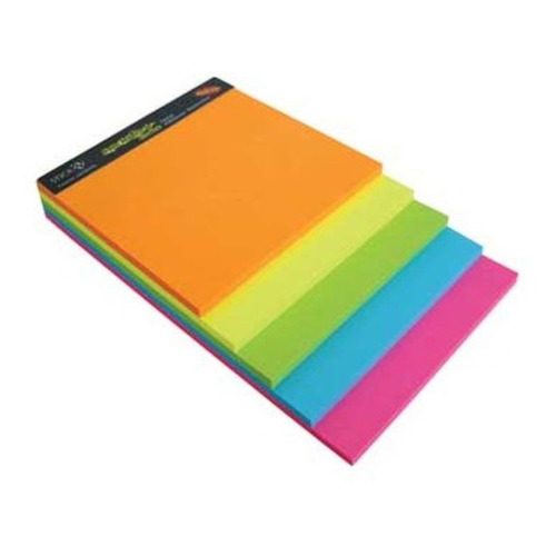 Notas Adhesivas En Taco Escalonado 150 Hojas 5 Colores Color Neon