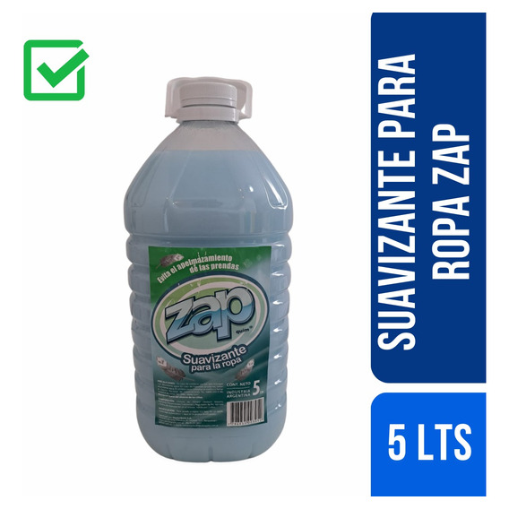 Suavizante Para La Ropa Zap 5 Lt