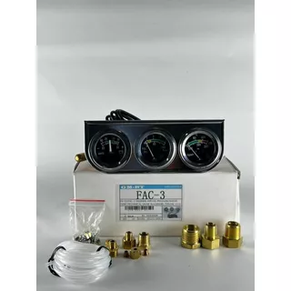 Reloj Presion Temperatura/aceite/amp Fac-3 Ford/chevrolet