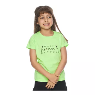5 Camisetas Juvenil Menina Feminino Infantil Tamanho 2 À 16