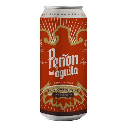 Cerveza Peñón Del Águila Oktoberfest Lata 473ml.