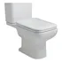 Inodoro largo rectangular Ferrum Trento IELMJ-B blanco