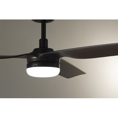 Ventilador De Techo Madera Oscura 530b Control Remoto Laft