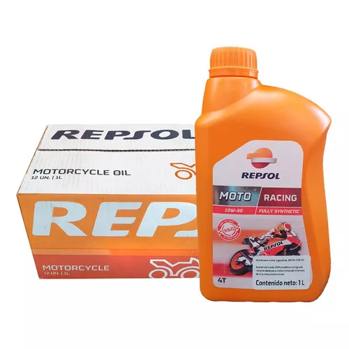 Aceite Repsol de Motor para Moto 4 Tiempos 10w40 Moto Racing Fully Synthetic