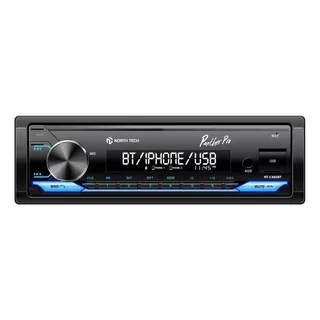 Radio Para Auto North Tech Panther Pro Nt-ca85bt Con Usb, Bluetooth Y Lector De Tarjeta Sd