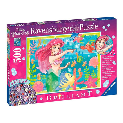 Rompecabezas Disney Sirenita Ariel 500 Pz Ravensburger Deco