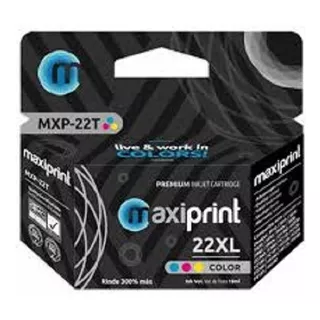 Cartucho Hp Compatible 22xl Color Maxiprint