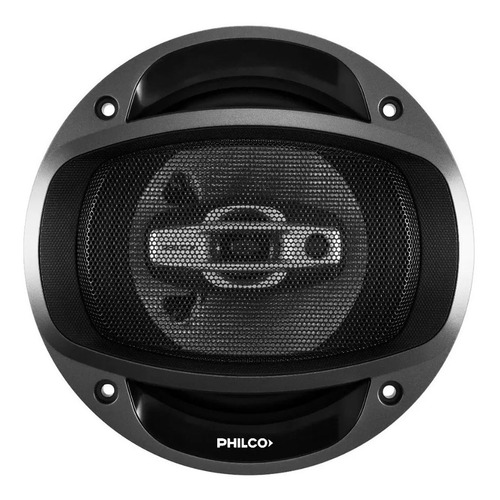 Parlante Para Auto Spr2530 5 1/4  3 Vías Philco  2 Color Negro