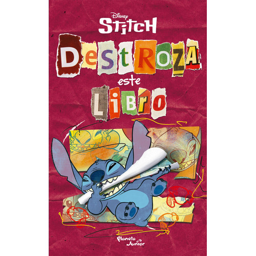 Stitch: Destroza este libro, de Disney. Serie 6287572720, vol. 1. Editorial Grupo Planeta, tapa blanda, edición 2023 en español, 2023