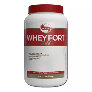 Whey Protein Vitafor ( Pote 900g ) + Glutaminas E Bcaas