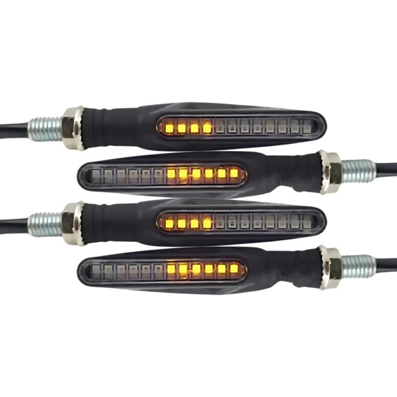 Direccionales Led Secuencial Moto Juego X 4 Unidades