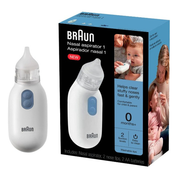 Aspirador Nasal Sacamoco Braun Original Bebe Electrico