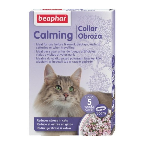 Beaphar Calming Collar Gato Anti Estres Ansiedad 